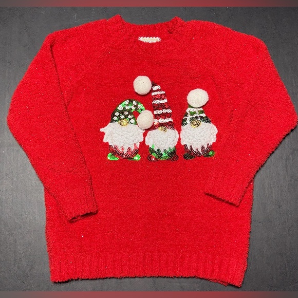 Girls Lot of 3 Christmas Sweatshirts - Picture 2 of 7